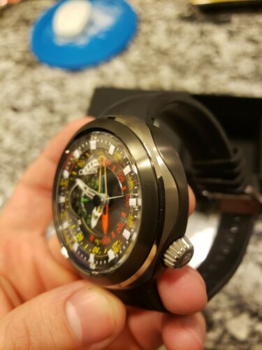 CITIZEN Eco Drive Altichron Cirrus BN4035-08E Date Altimeter