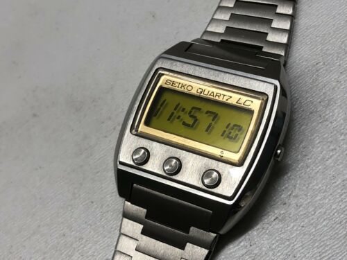 Seiko VFA Grail Watch 0614 LC Quartz LCD Digital 06LC Uhr MOT
