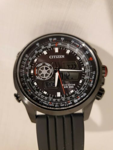 Citizen Promaster U200-R005642 Eco Drive Black Authentic Mens Watch Works |  WatchCharts Marketplace