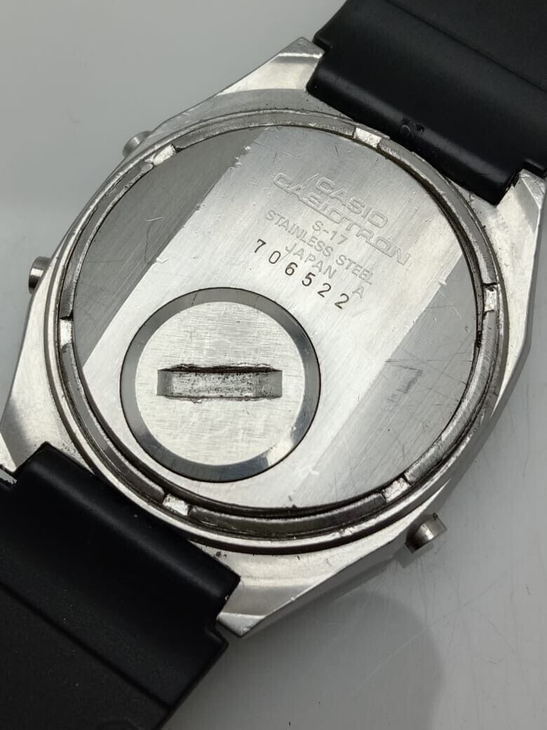 Casio Casiotron S-17 Digital Quartz Vintage Men's Watch