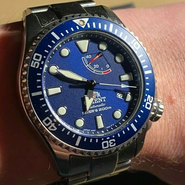 Orient Triton RAEL0002L Automatic Diver Power Reserve & New Luxury Bracelet WatchCharts