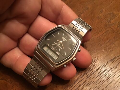 Vtg Citizen Quartz Analog Digital Ana Digi Japan Men Watch Vtg Citizen Quartz Analog Digital Ana Digi Japan Men Watch