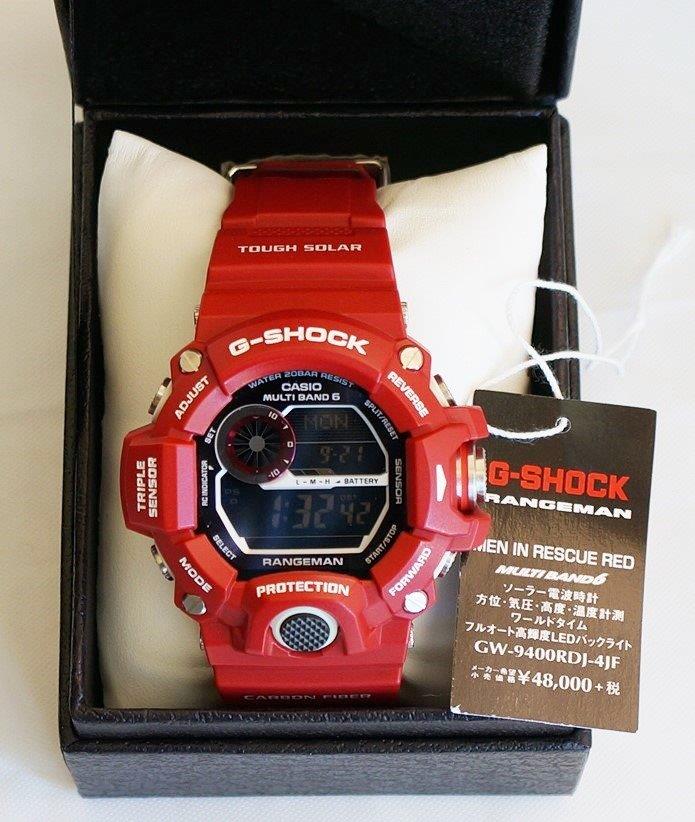 F/S: G-SHOCK RANGEMAN 'MEN IN RESCUE RED' MODEL GW-9400RDJ-4JF