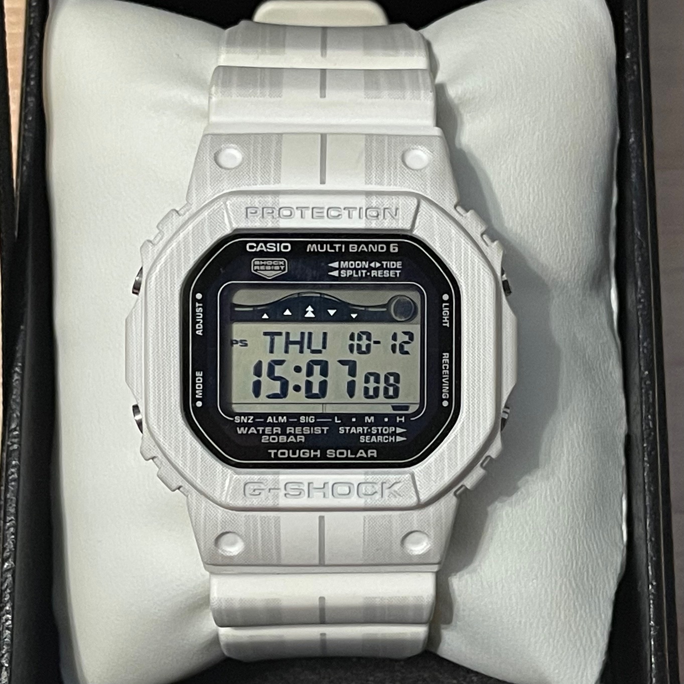 WTS] Casio G-Shock GWX-5600WA-7 Tide u0026 Moon Graph Tough Solar Atomic  Multiband 6 Digital Surf Style Watch w/Box | WatchCharts