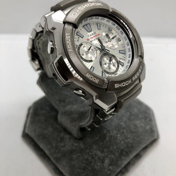 RARE Vintage Casio MrG Cockpit Chronograph Watch in Steel G-1000D 5034 ...