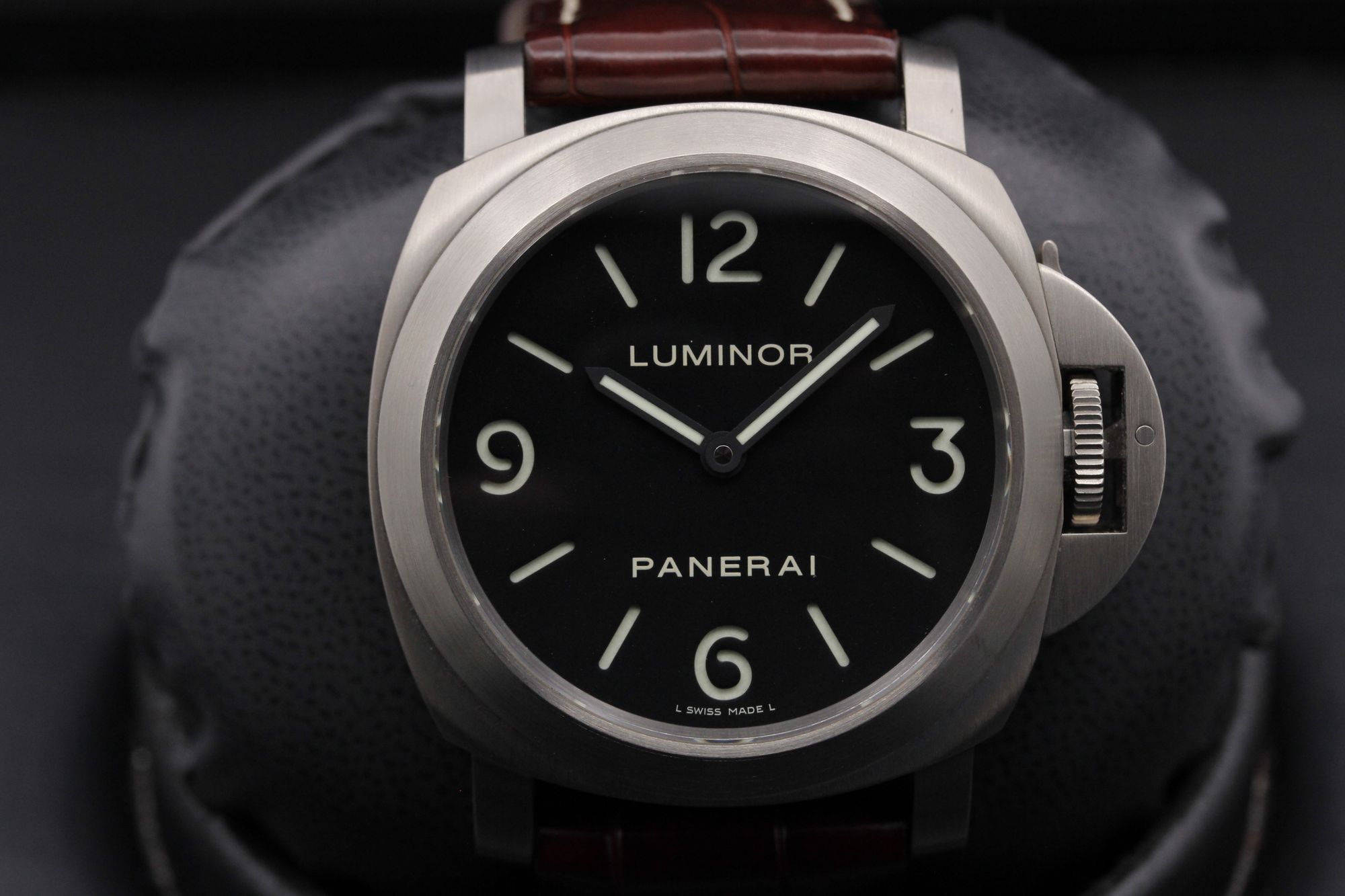 FSOT Panerai Luminor Base Pam 176 Black Sandwich Titanium