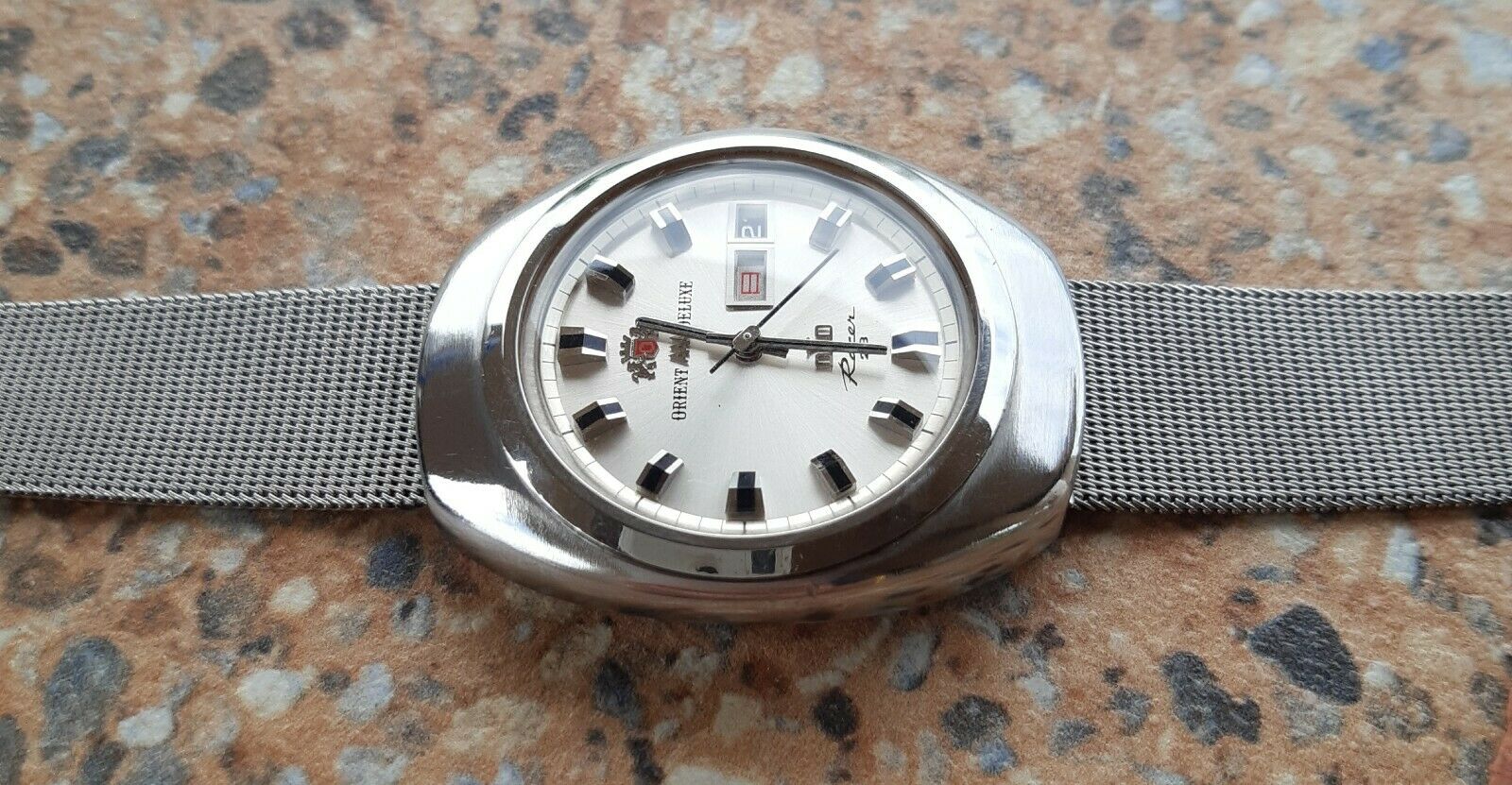 Orient AA Deluxe Racer23 Vintage Mechanical Men's Watch Used