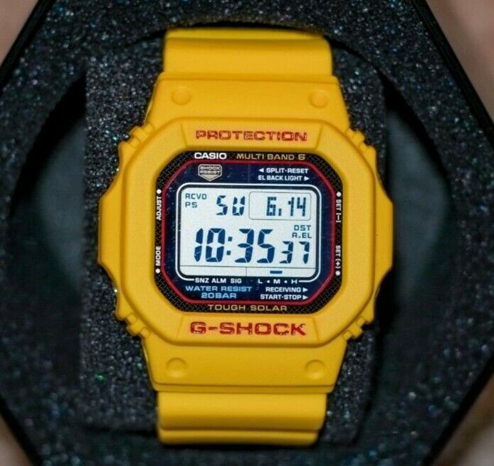 Casio G Shock Gw M5610 1er Yellow Band And Bezel Watchcharts