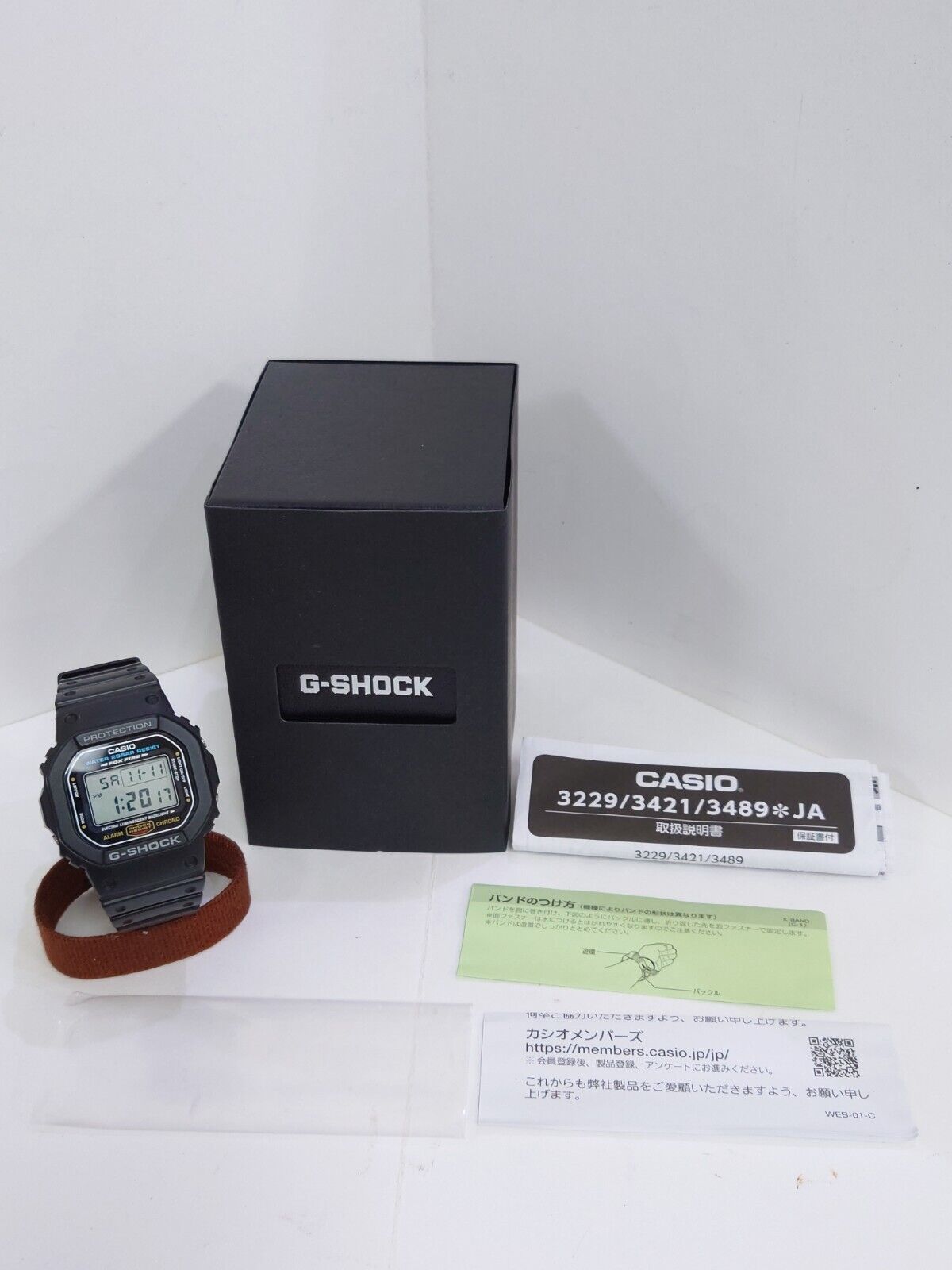 CASIO G-SHOCK DW-5600E 3229 Watch Men's Digital Black from Japan