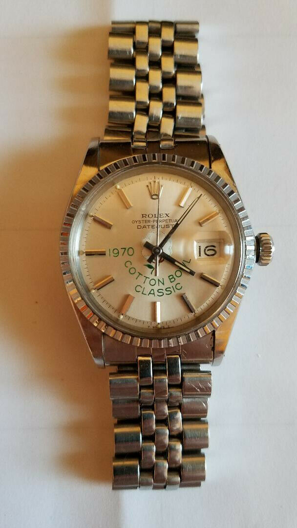 Rare Rolex "1970 Cotton Bowl Classic" Stainless Presentation Watch Model1603 WatchCharts