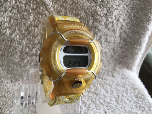 Casio Baby G Shock BG-350 1564 Ladies Digital Watch Yellow