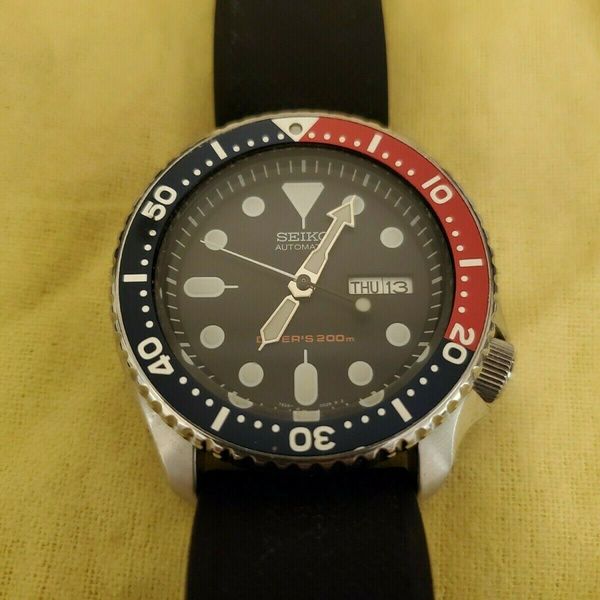 Seiko Divers Automatic Deep Blue Dial Mens Watch Skx009k1 Watchcharts Marketplace 2343