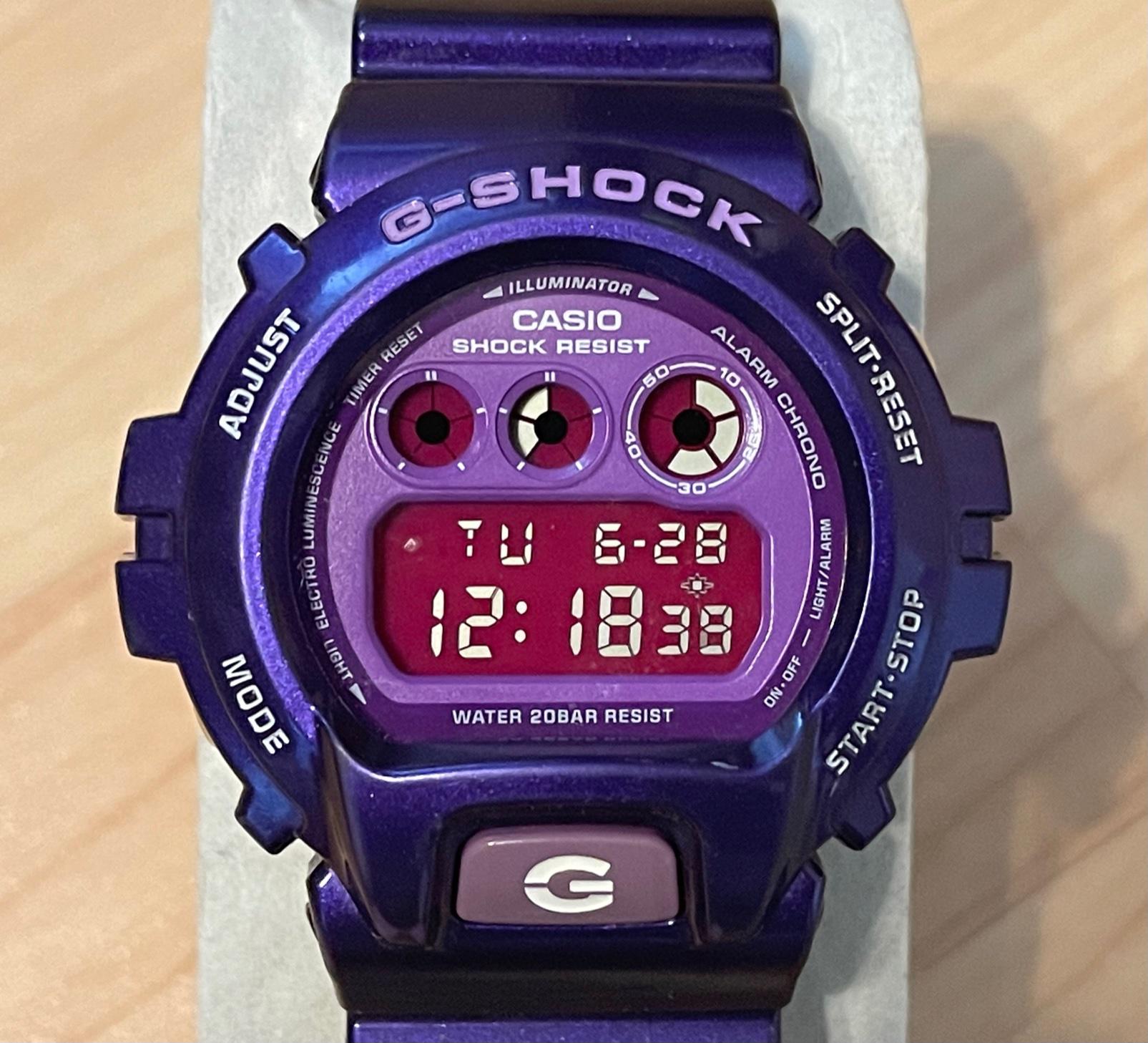 WTS] Casio G-Shock DW6900CC-6 Crazy Colors Series Metallic Purple