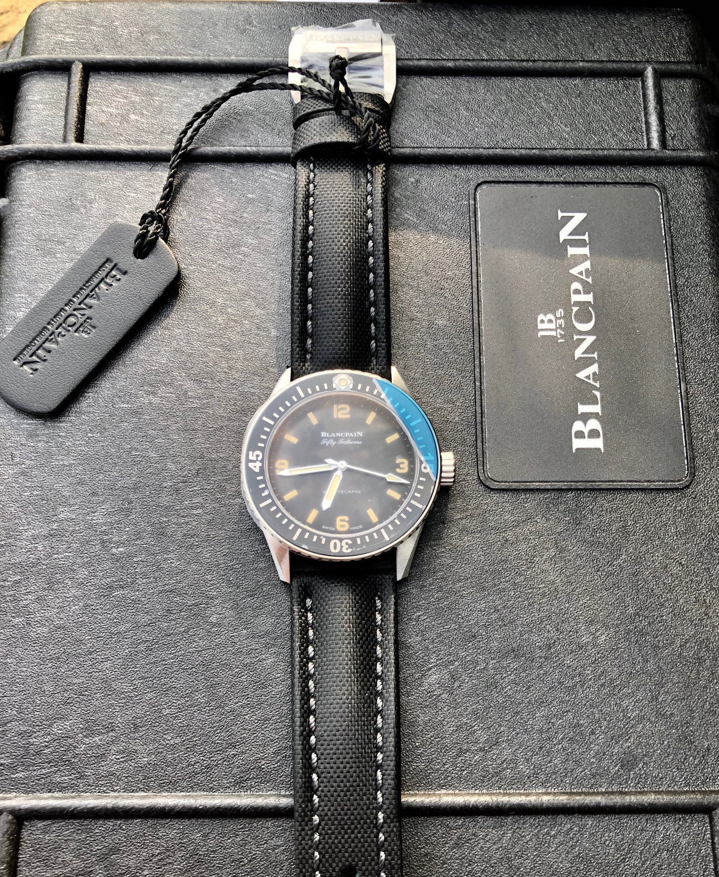 FSOT Blancpain Fifty Fathoms Bathyscaphe 38mm HODINKEE Limited