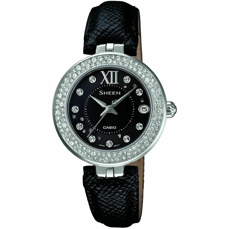 casio sheen leather strap