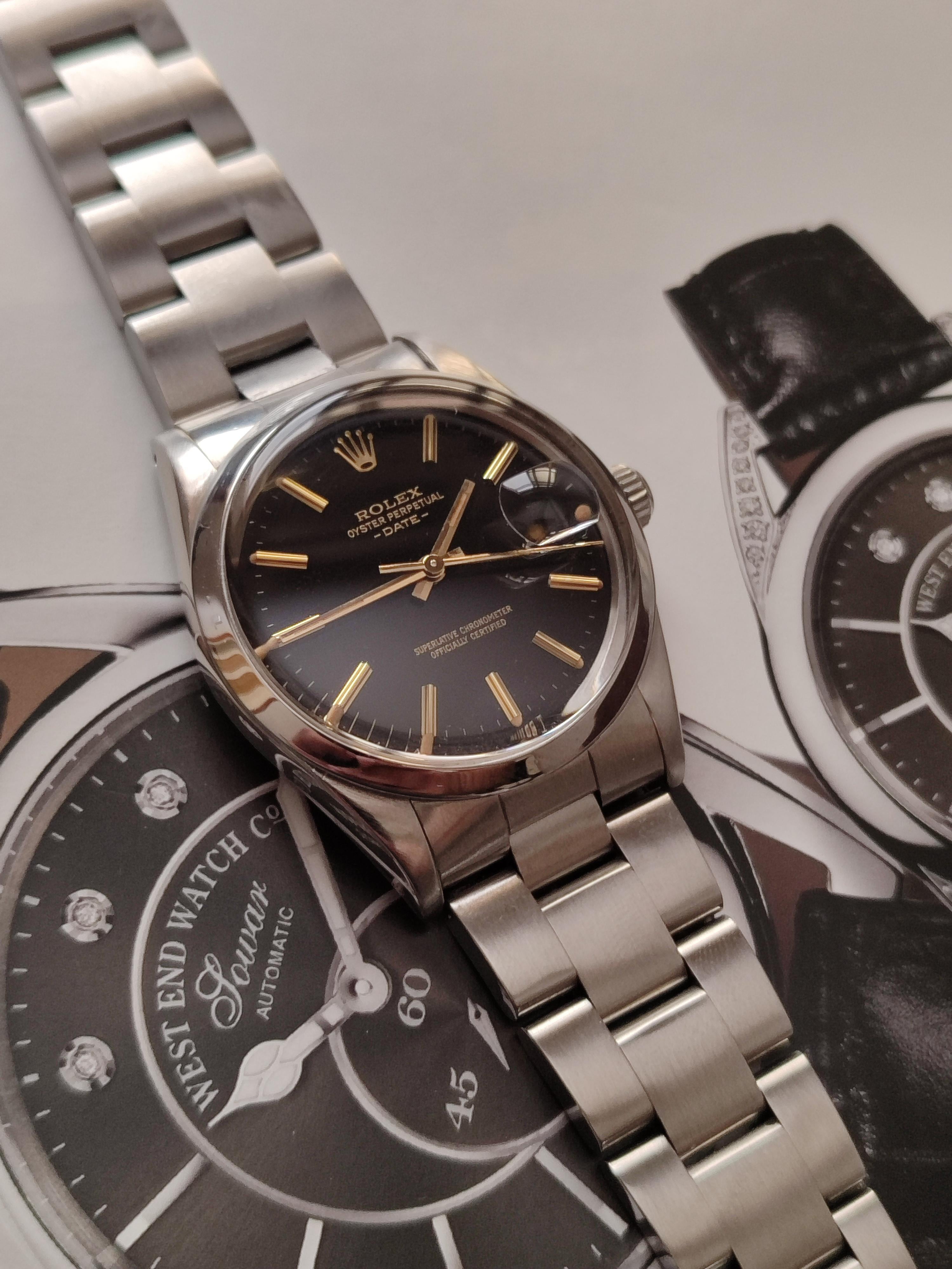 WTS Rolex Date ref.15000 Calibre 3035 Circa 1982 recently serviced Great Condition With Black Rolex Cellini Box only for 3500 Shipped Via FedEx WatchCharts UK