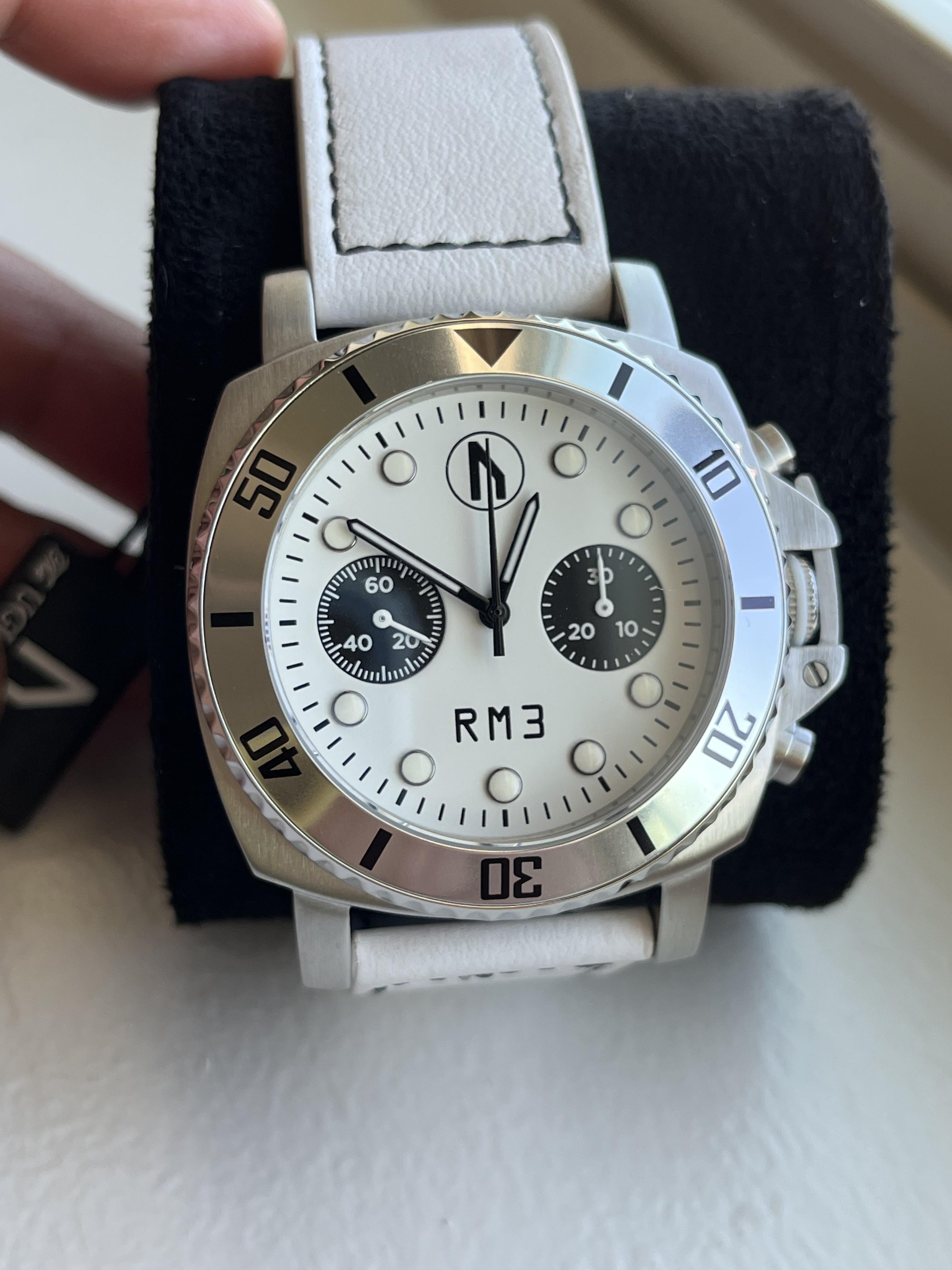 300m Diver White MOP – The UGLY Watch Co.