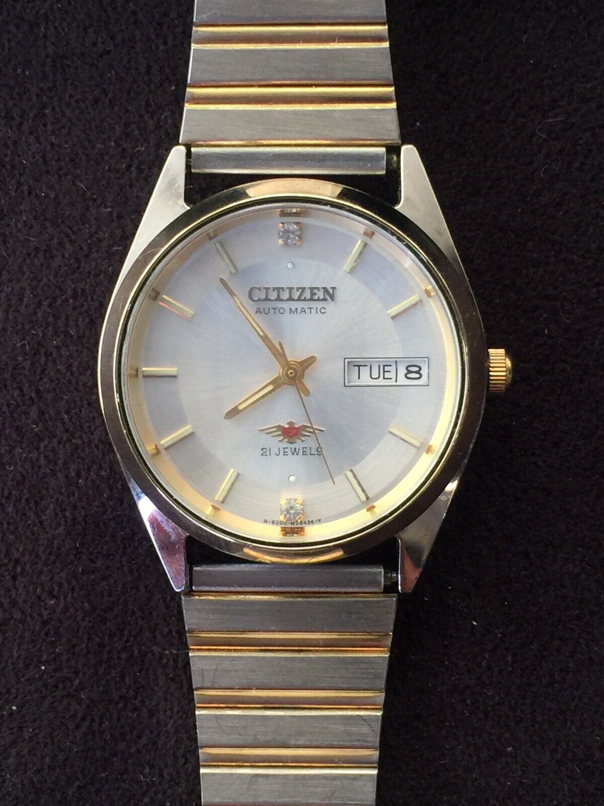 Citizen 8200 automatic online 21 jewels