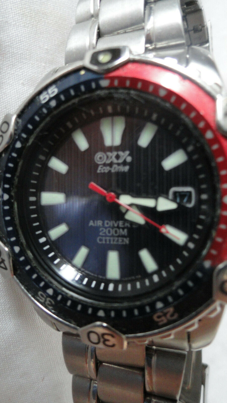 CITIZEN ECO DRIVE OXY AIR DIVER 200M MEN WATCHES 7872 - L15413 Y