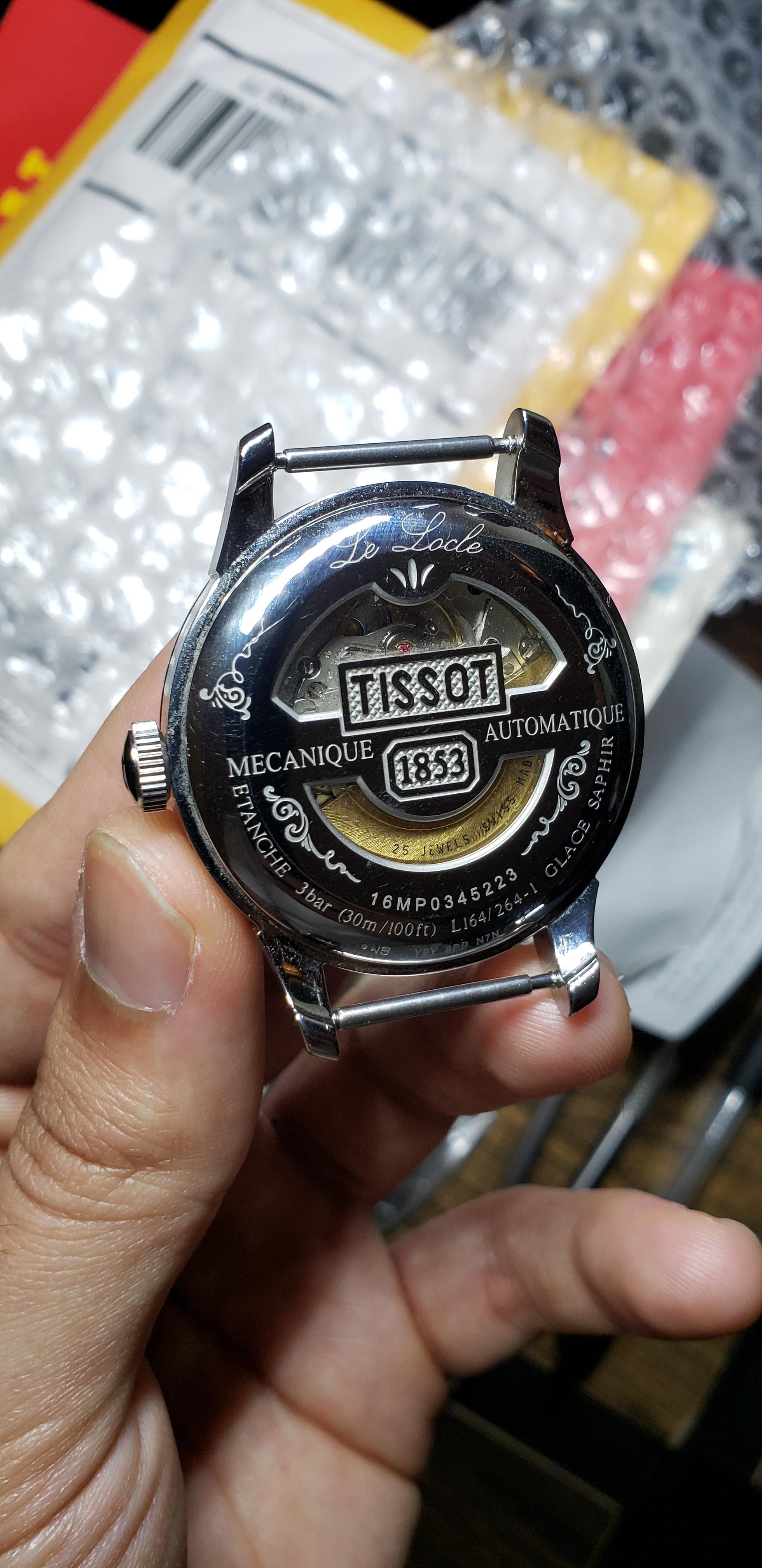 Tissot le locle outlet powermatic 80 fake