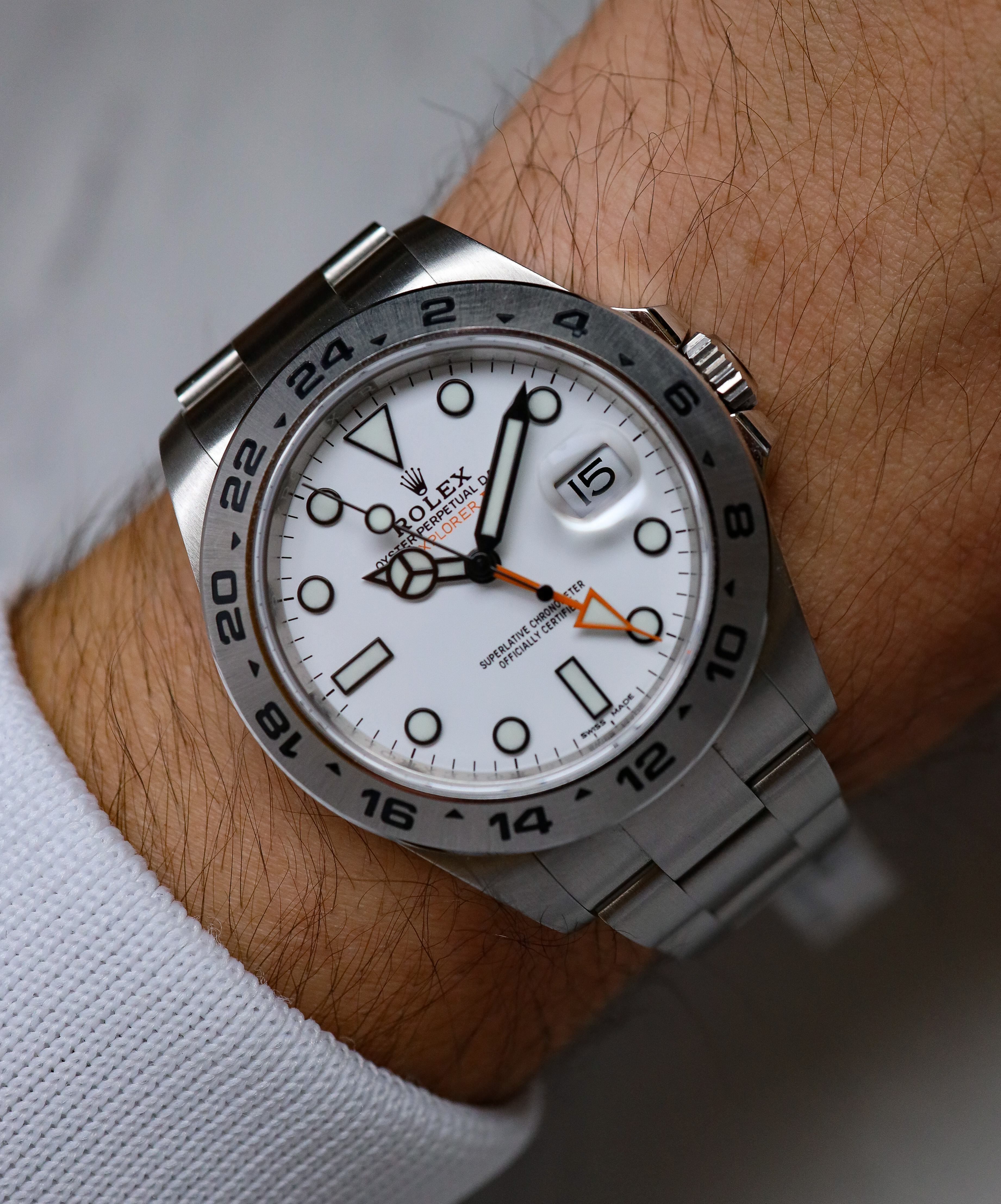 rolex explorer ii 216570 polar