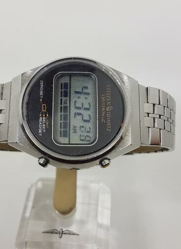 Vintage Rare Citizen Crystron LC Quartz Digital Watch 50