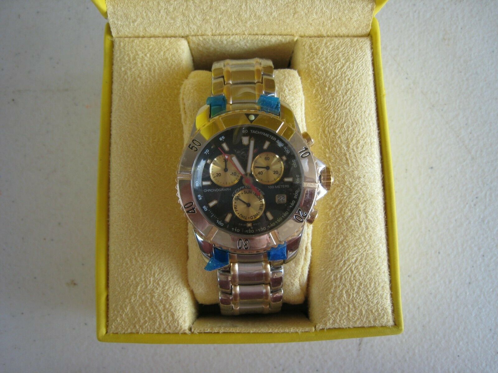 Invicta Men's Watch Corvette Swiss 100M MIB #IN35 | WatchCharts