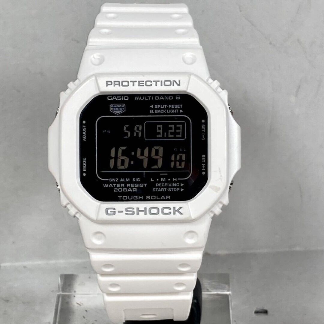 Casio G-Shock GW-M5610MD-7JF Radio Wave Solar Watches White Fast