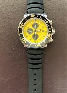 FS: Seiko Yellow Chronograph Dive Watch DISCONTINUED 