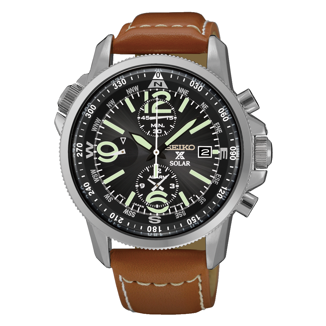 NEW SEIKO Men's Solar Chronograph Compass Watch SSC081P1 No Manual Damaged  Box | WatchCharts