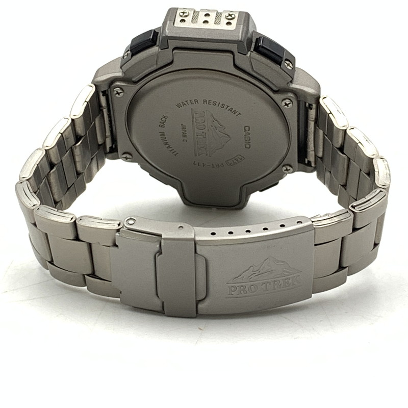 Used] [Men's] CASIO PRT-411 PROTREK Casio Protrek digital
