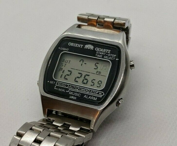 Orient Music Alarm G700102 - 1970s Vintage Digital Watch