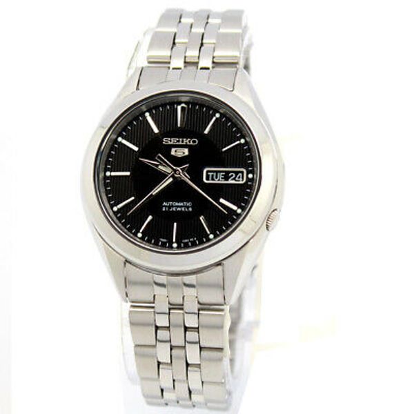 Seiko Analog Business 5 Automatic Silver Mens SNKL23K1 | WatchCharts