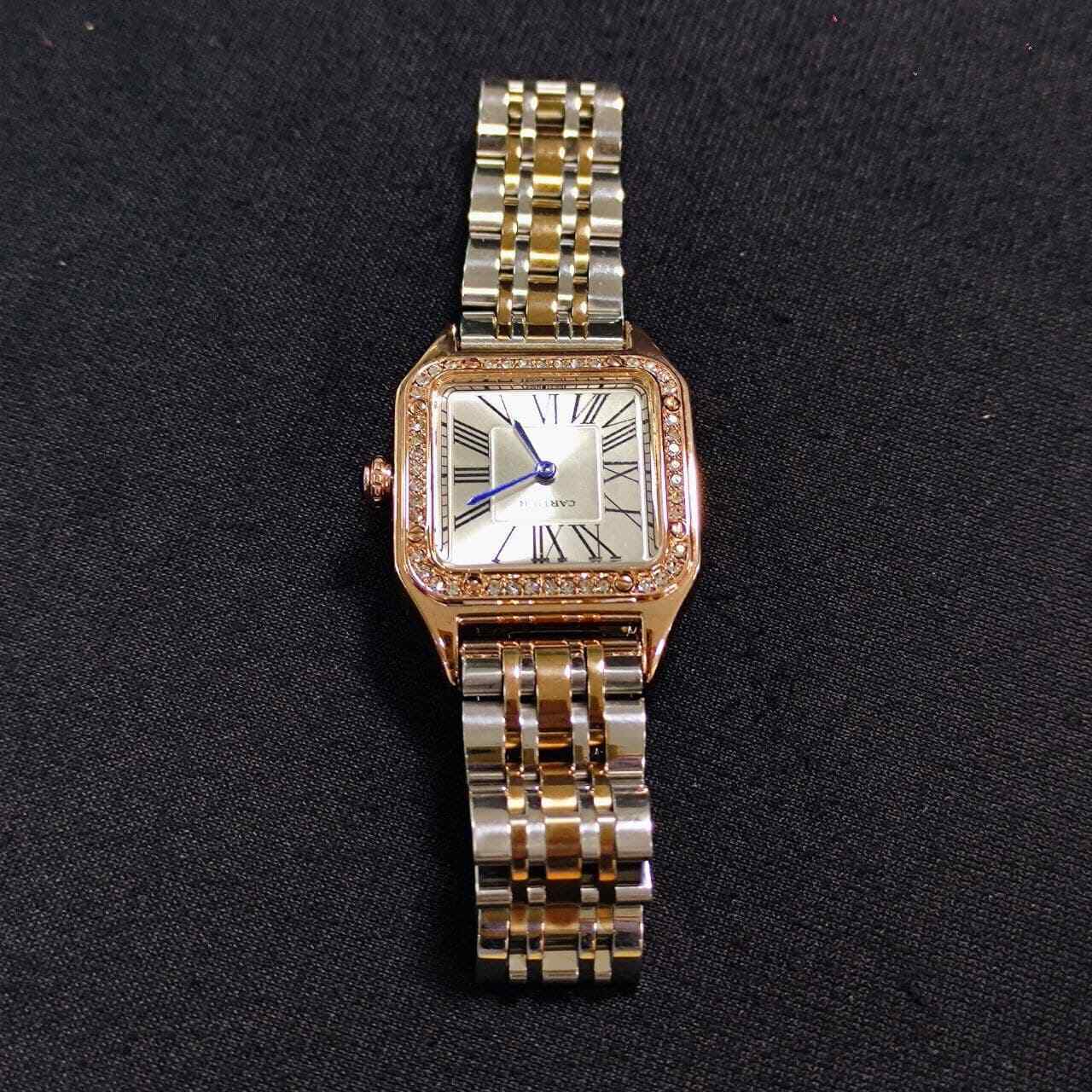 Cartier Tankissime Silver Dial Rose Gold Ladies Watch W650018H Box Papers