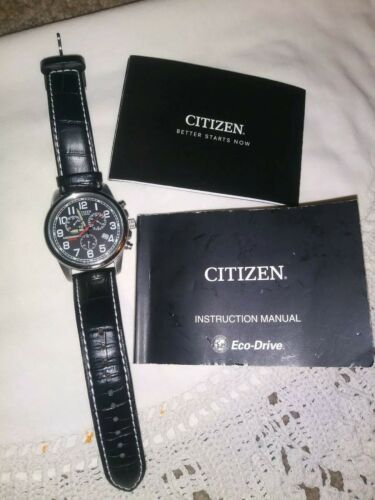 citizen titanium chronograph wr100 manual