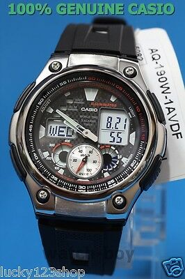 AQ 190W 1A Black Casio Digital Analog Watch Detail Led F1 Resin Band Brand New WatchCharts Marketplace