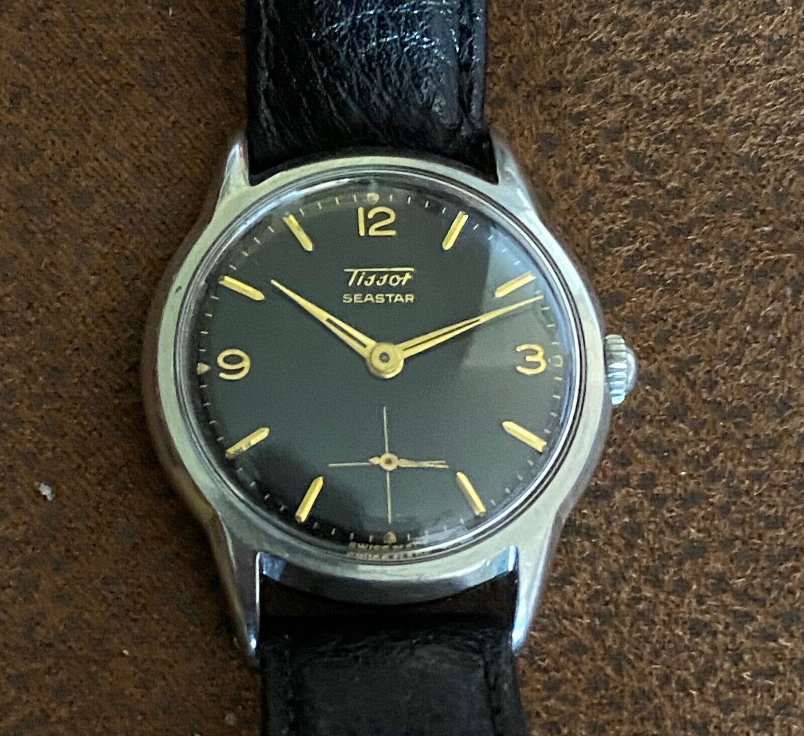 Vintage 1957 Tissot Seastar wrist watch high grade Calibre 27 B