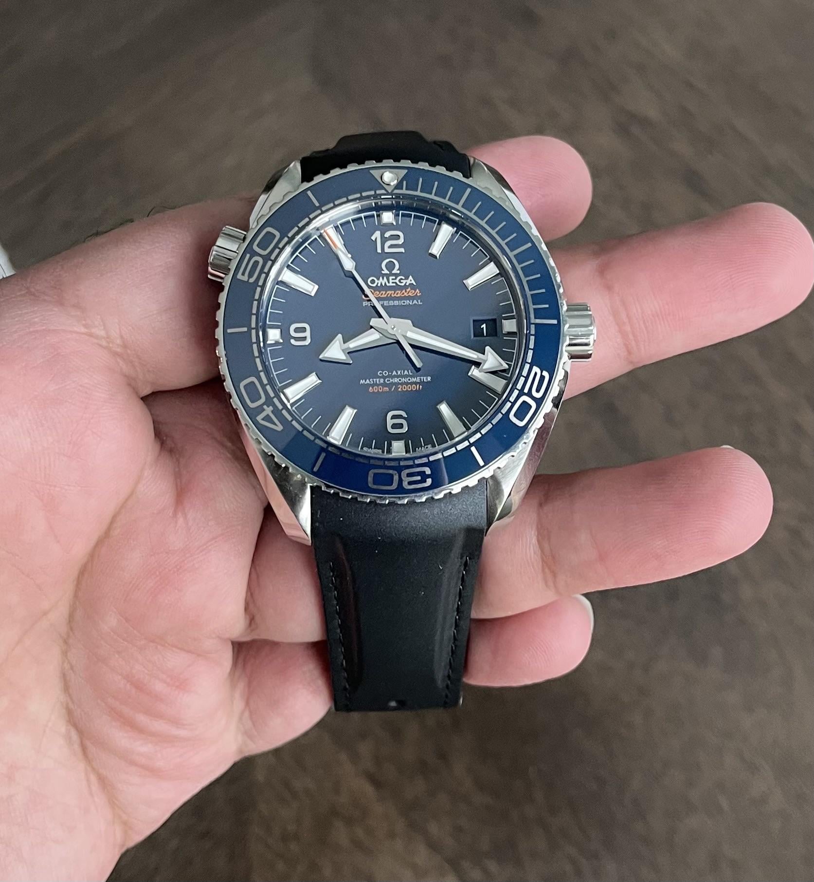 wts Omega Seamaster Planet Ocean Blue 8900 43.5mm 215.30.44.21.03.001 WatchCharts Marketplace