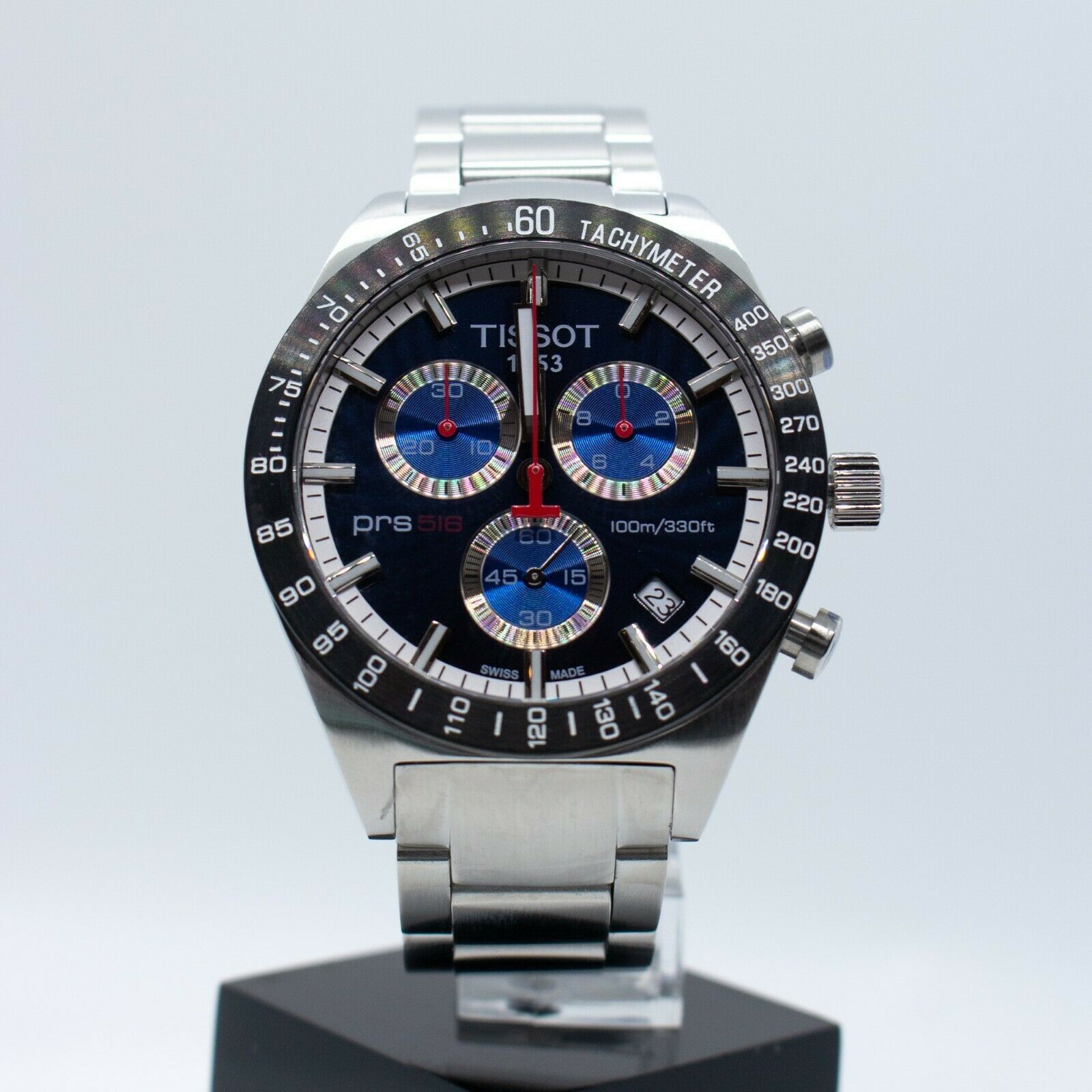 TISSOT PRS 516 Men's Chronograph Watch Blue RRP