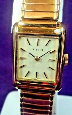 Classic 1977 Tissot Omega Cal.2141 17J Swiss Gold Plated T nk