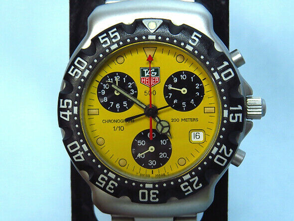 Rare Vintage Tag Heuer Formula 1 Chronograph Men Watch CA1212