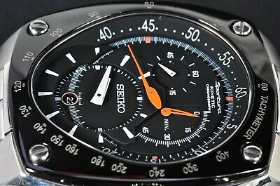 Seiko Sportura 7L22-0AD0 SNL015P1 AGS/Kinetic Chronograph Large