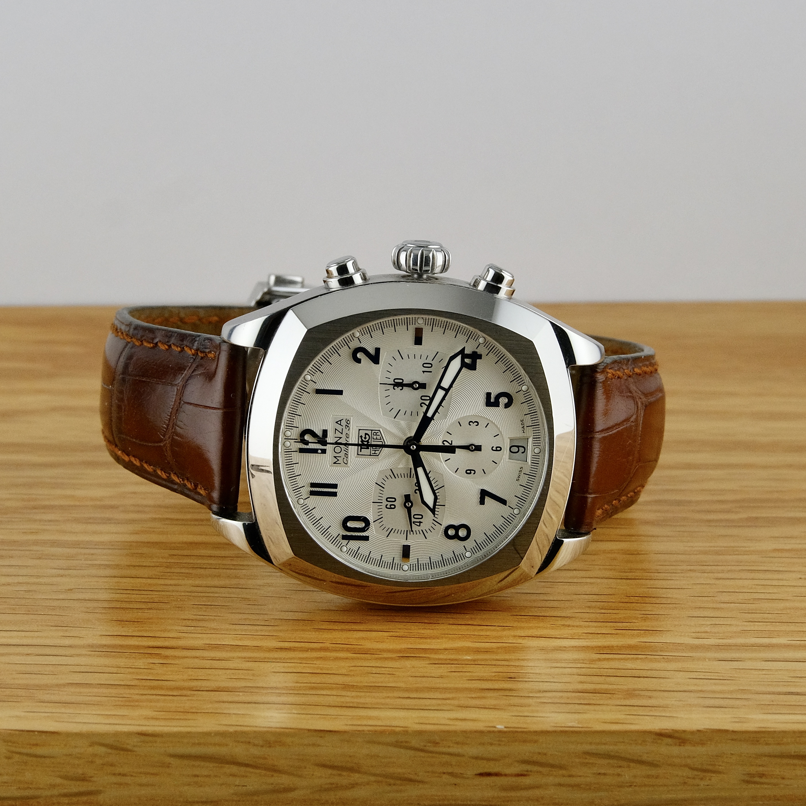 Lot - Tag Heuer vintage Monza wristwatch. Calibre 36 model