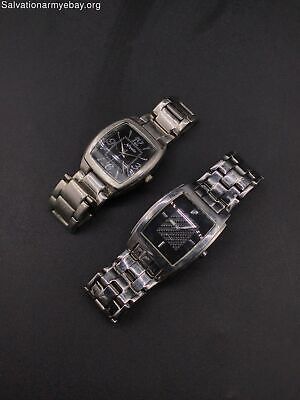 MEN S LOT OF 2 SILVER TONE WATCHES NOVELLE AND GUESS NEED BATTERIES WatchCharts Marketplace