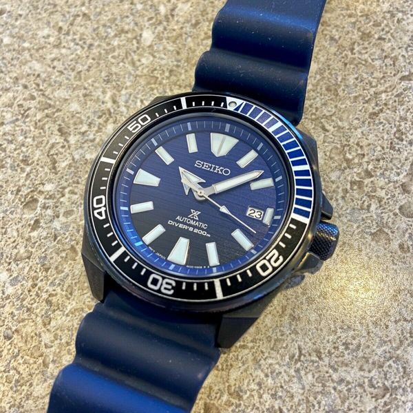 Seiko Automatic Prospex Samurai Divers 200M Men's Watch SRPD09 Save The  Ocean | WatchCharts