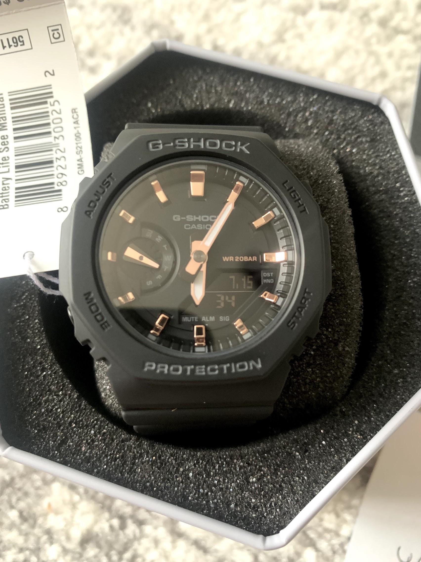 G shock mini rose on sale gold