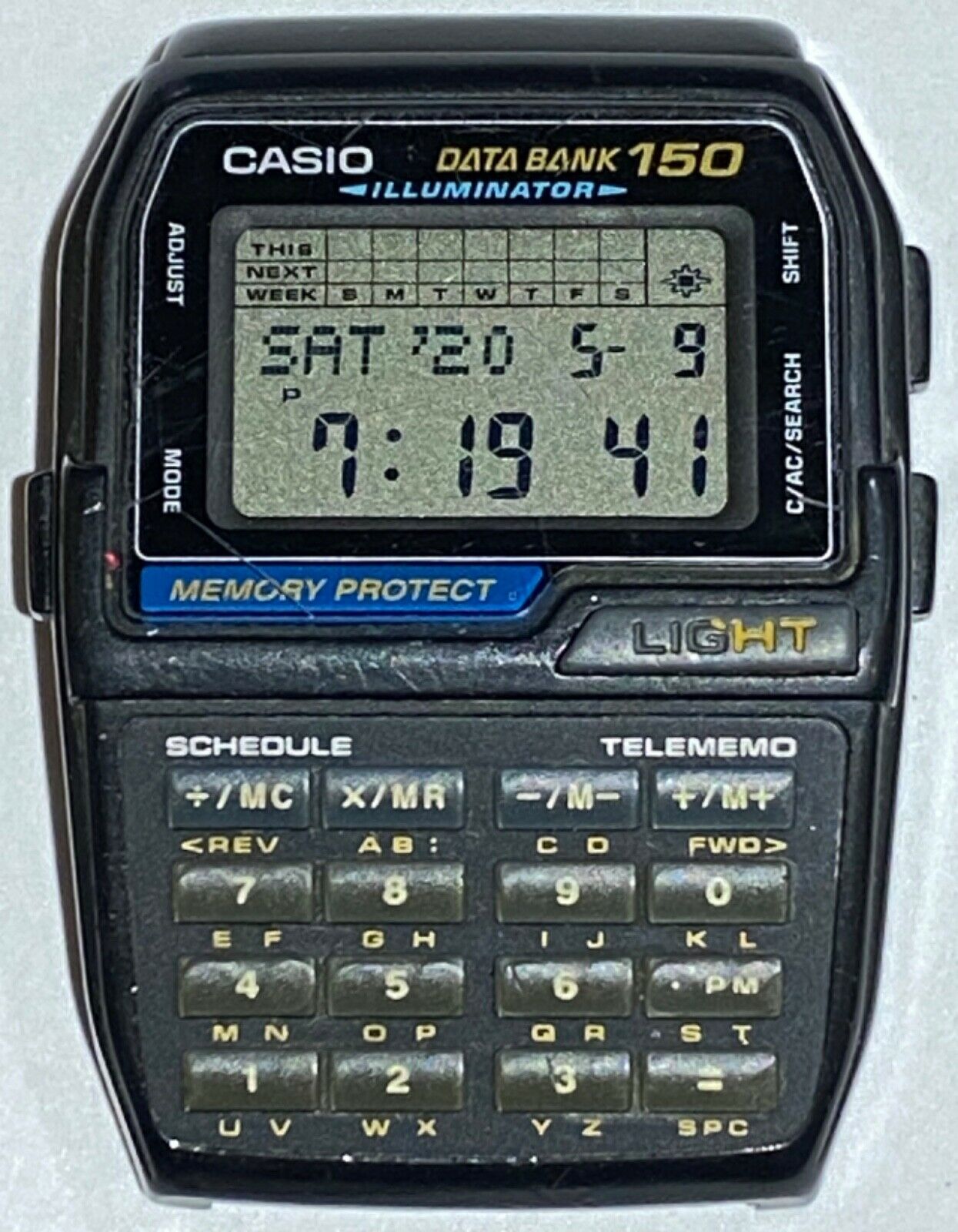 casio databank 150 battery