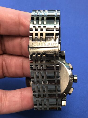 Burberry BU 2305 Stainless Steel Chronograph Swiss Men s Watch