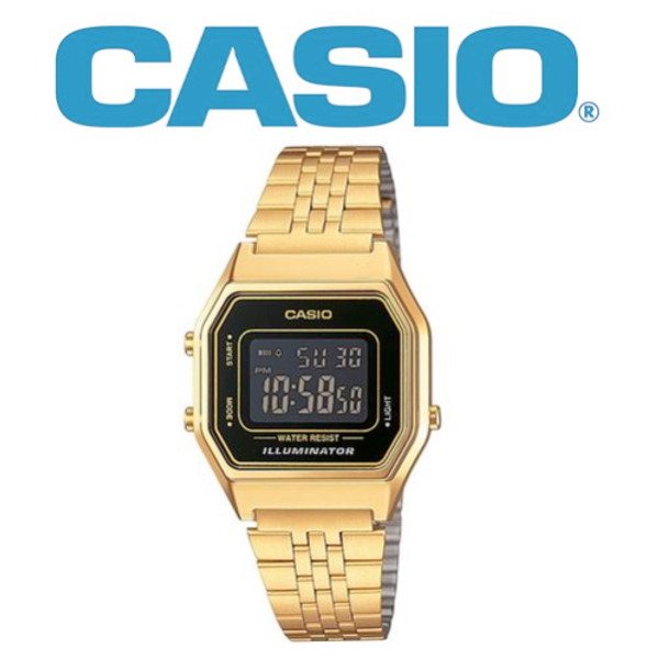 Casio LA680WEGA1BER Classic Retro Alarm Chronograph Digital Unisex