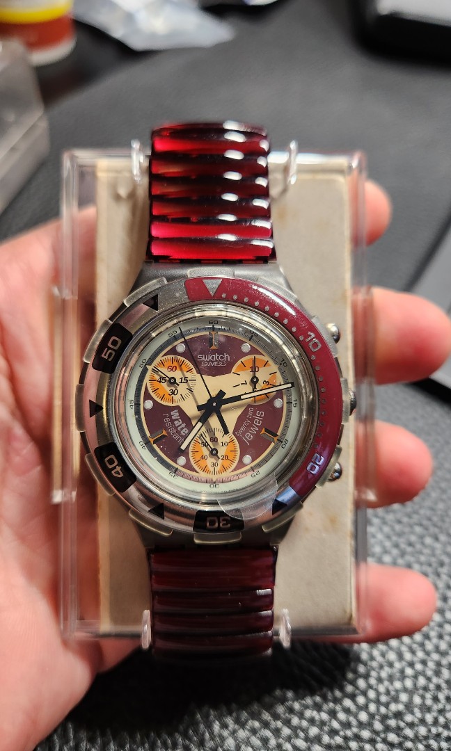 Swatch outlet scuba chrono